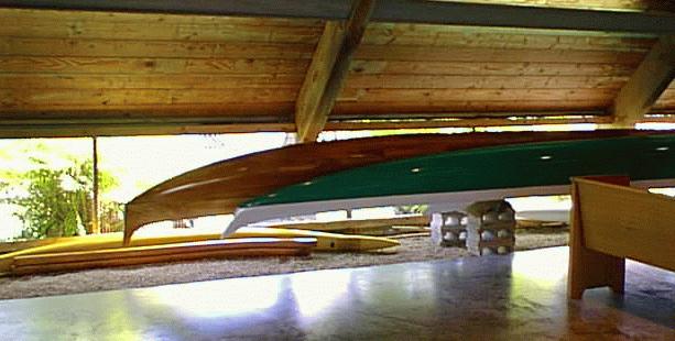 War Canoes in church?